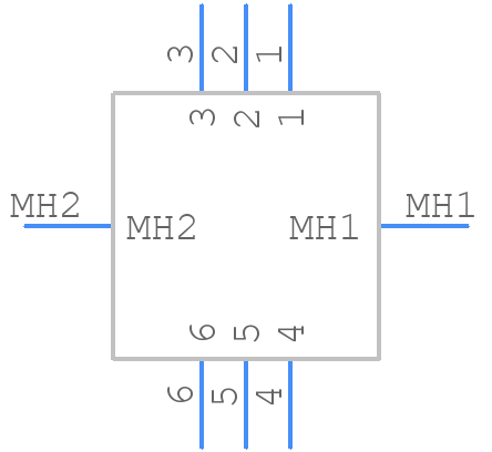 FX30B-3P-3.81DSA30 - Hirose - PCB symbol