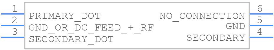 TCW2-2700+ - Mini-Circuits - PCB symbol