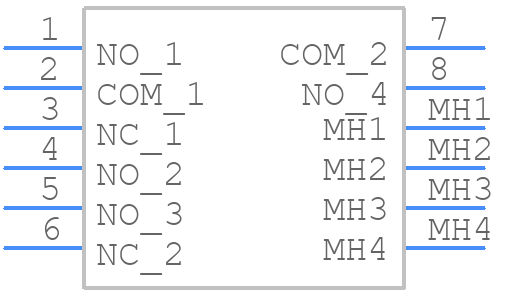 SK23D04G9 - C & K COMPONENTS - PCB symbol