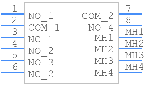 SK23D04G9 - LITTELFUSE - PCB symbol