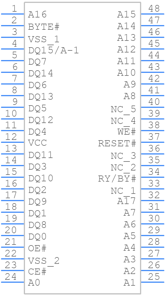 AM29F400BB-45FI - Spansion - PCB symbol