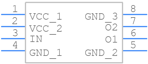 74FCT38072DCGI8 - Renesas Electronics - PCB symbol