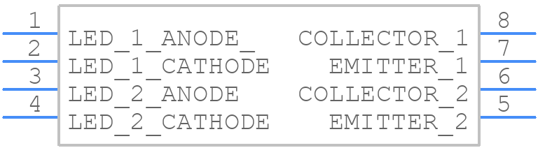 MOCD223R2VM - onsemi - PCB symbol