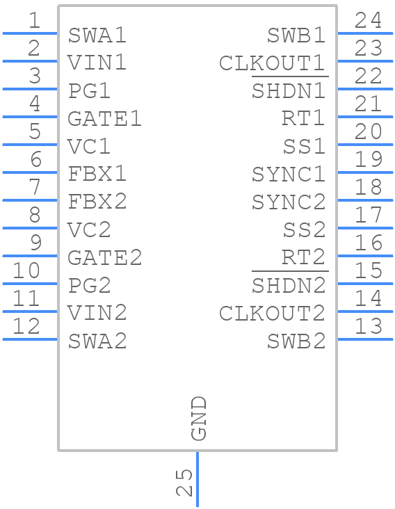 LT8582EDKD#PBF - Analog Devices - PCB symbol