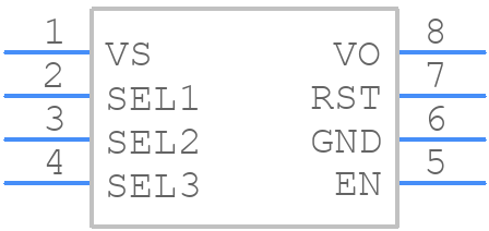 L99VR01STR - STMicroelectronics - PCB symbol