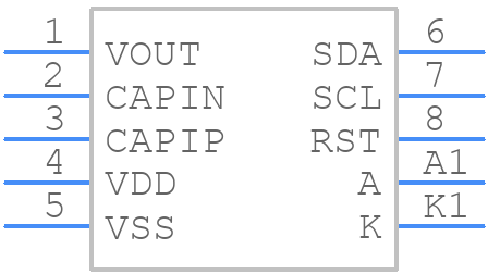 MCCOG21605C6W-BNMLW1 - MIDAS - PCB symbol