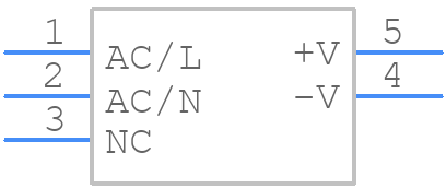 IRM-03-05 - Mean Well - PCB symbol
