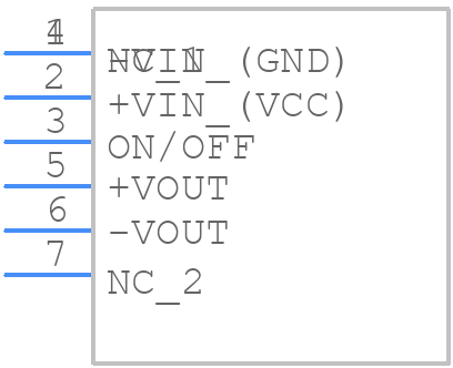 TEC 3-4813WI - Traco Power - PCB symbol