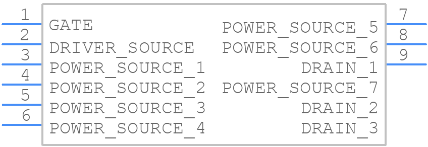 STO68N65DM6 - STMicroelectronics - PCB symbol