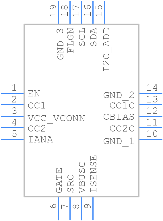TCPP02-M18 - STMicroelectronics - PCB symbol