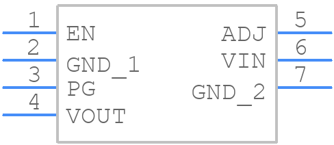 LD49100PU10RY - STMicroelectronics - PCB symbol
