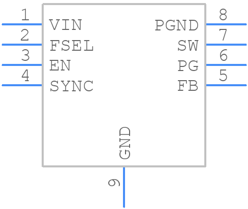 ADP2370ACPZ-2.5-R7 - Analog Devices - PCB symbol