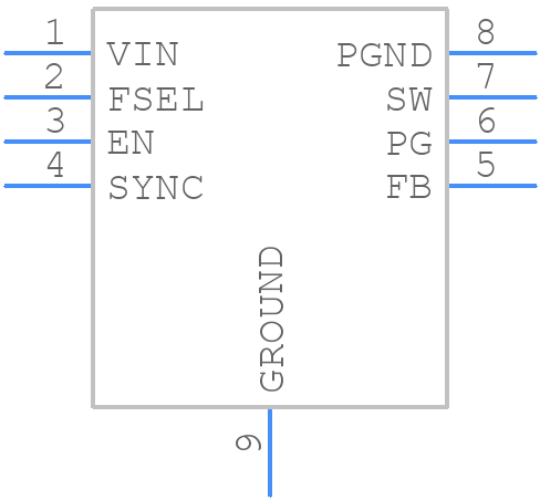 ADP2370ACPZ-5.0-R7 - Analog Devices - PCB symbol