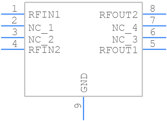 QPL1811SR - Qorvo - PCB symbol