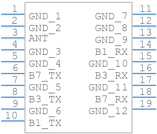 QPQ2601TR13 - Qorvo - PCB symbol