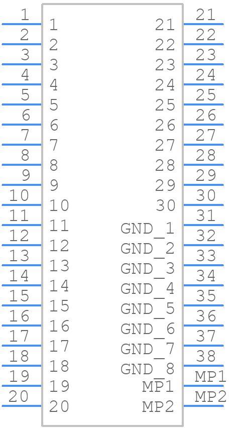 FH63S-30S-0.5SH(99) - Hirose - PCB symbol