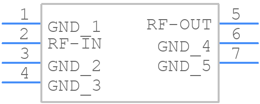 QAT-0+ - Mini-Circuits - PCB symbol