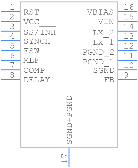 A6986ITR - STMicroelectronics - PCB symbol