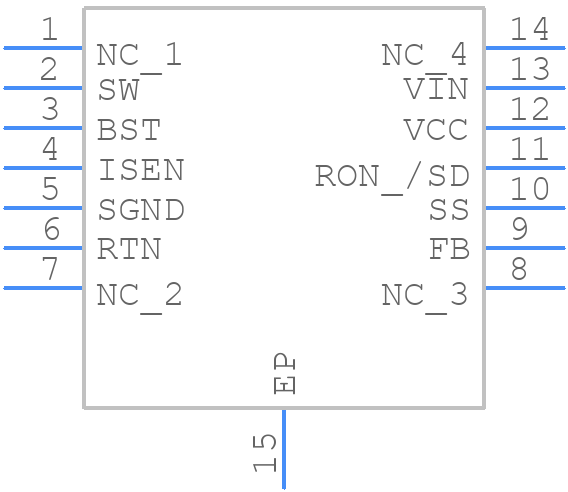 LM5010AMHE/NOPB - Texas Instruments - PCB symbol