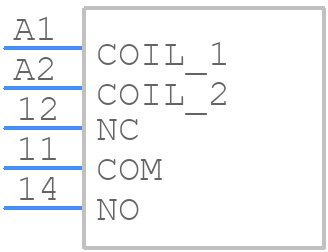 V23092-A1012-A801 - TE Connectivity - PCB symbol