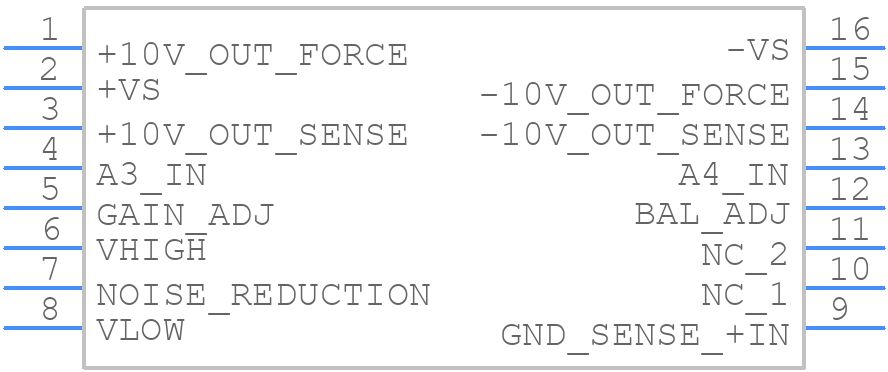 AD688SQ - Rochester Electronics - PCB symbol