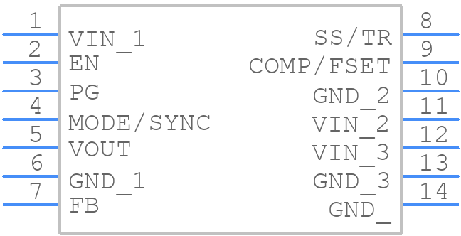 TPSM82810SSILR - Texas Instruments - PCB symbol
