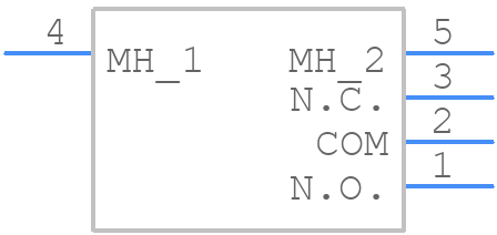 MPB03-1C54-VB-CAP-R-D - Same Sky - PCB symbol