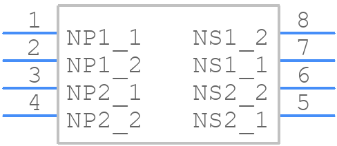 VGT10/9EE-204S2P4 - TDK - PCB symbol