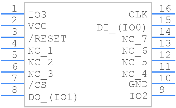 W25M512JVFIQ - Winbond - PCB symbol