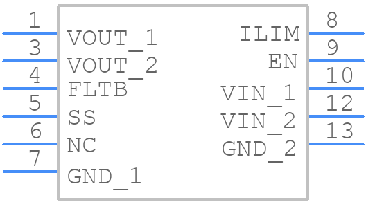 AOZ1353DI-03 - Alpha Semiconductor - PCB symbol