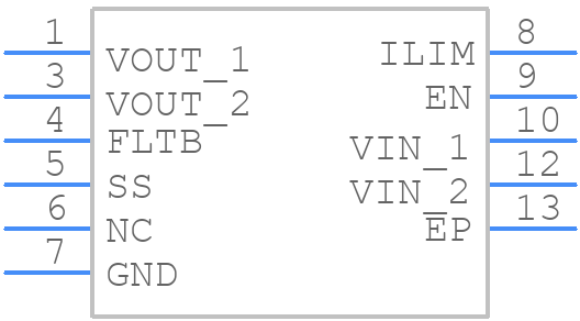 AOZ1353DI-01 - Alpha Semiconductor - PCB symbol