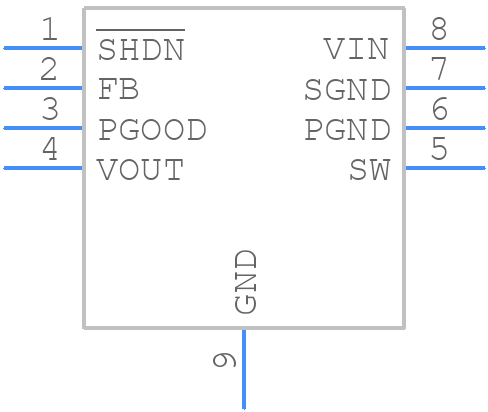 LTC3528EDDB-2#TRPBF - Analog Devices - PCB symbol