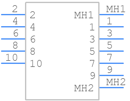 7810-XPXC - NELTRON - PCB symbol