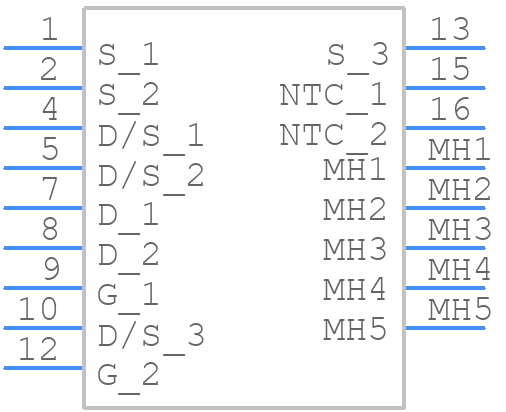MSCSM70AM19CT1AG - Microsemi Corporation - PCB symbol
