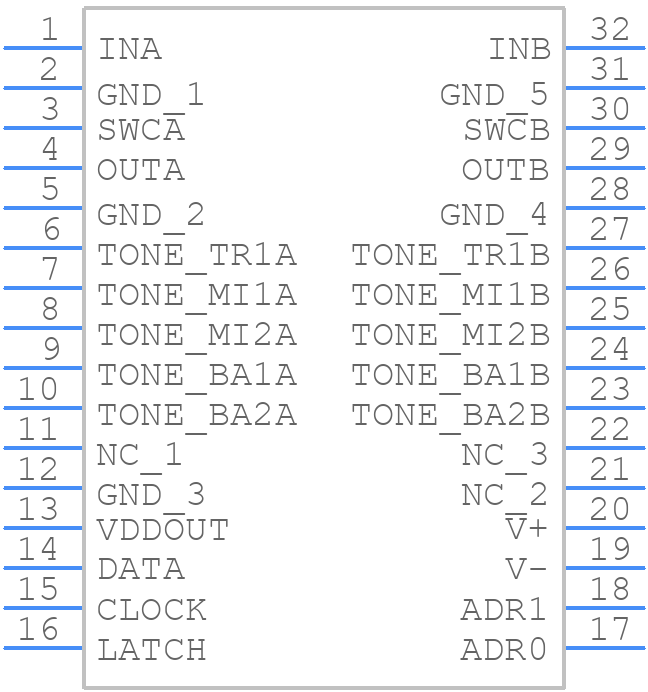 NJW1119AV - Nisshinbo - PCB symbol