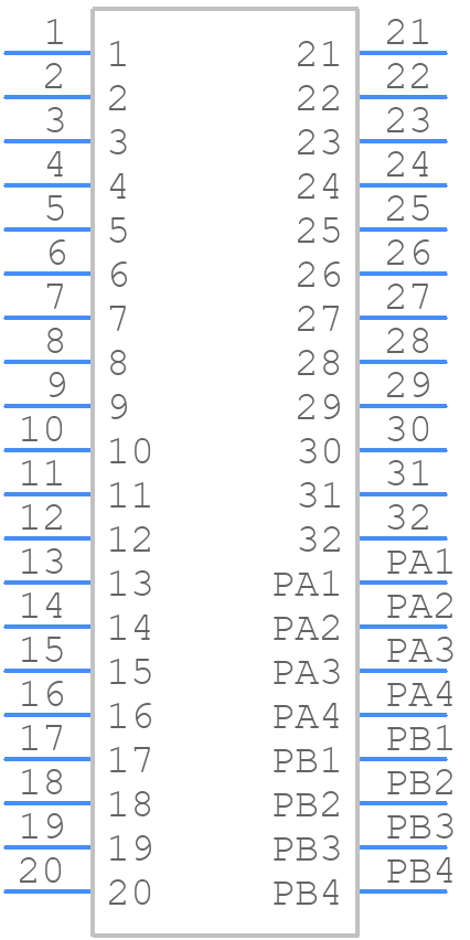 LPHS-02-32-L-VP1-GP - SAMTEC - PCB symbol