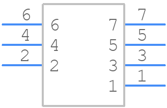 0740991007 - Molex - PCB symbol