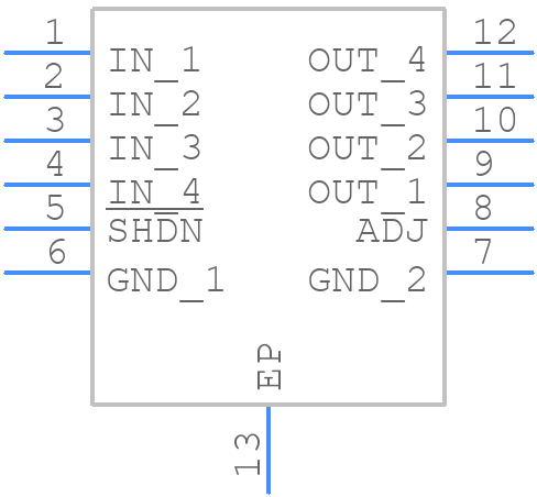 LT3015IMSE#PBF - Analog Devices - PCB symbol