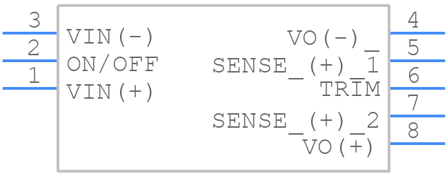 iQL48060A033V-009-R - TDK Lambda - PCB symbol