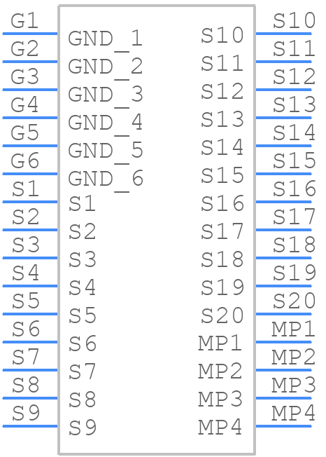 FH67-20S-0.5SV - Hirose - PCB symbol