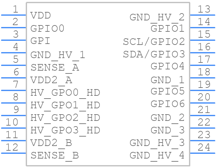 SLG47105V - Renesas Electronics - PCB symbol