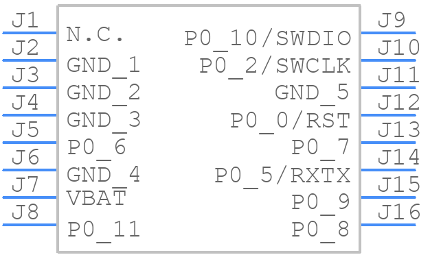 DA14531MOD-00F01002 - Renesas Electronics - PCB symbol