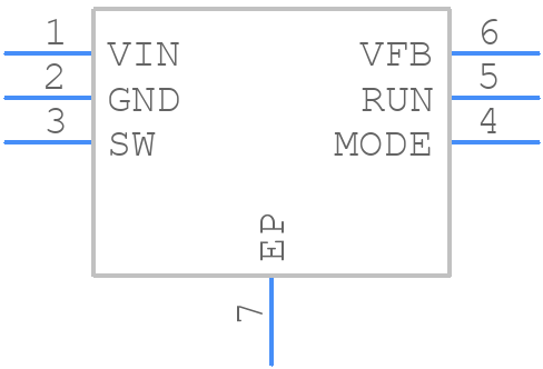 LTC3549EDCB#TRPBF - Analog Devices - PCB symbol