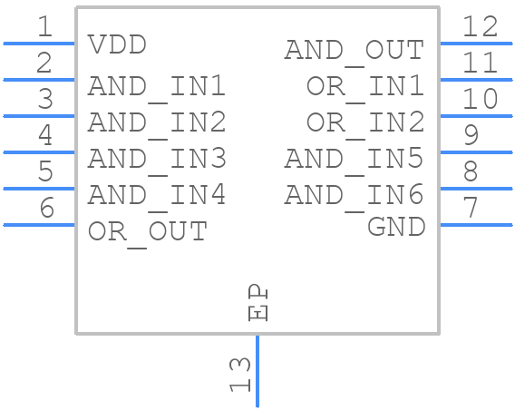 SLG7NT4180V - Renesas Electronics - PCB symbol