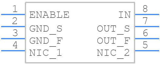 REF3430QDGKRQ1 - Texas Instruments - PCB symbol