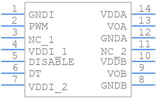 SI8234BB-D-IM - Skyworks - PCB symbol