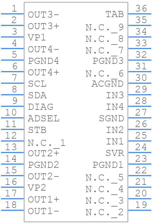 TDF8541TH/N3,118 - NXP - PCB symbol