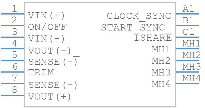 IQ4H150HTC20NRS-G - Synqor - PCB symbol
