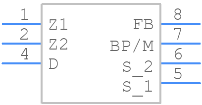 LNK3302D-TL - Power Integrations - PCB symbol