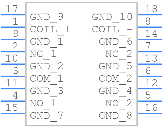 G6K-2F-RF-T-DC5 - OMRON Electronics - PCB symbol